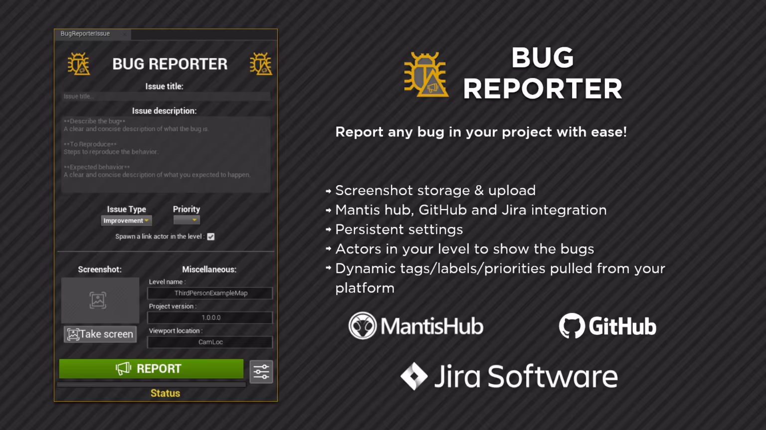 Bug reporter Screenshot 2