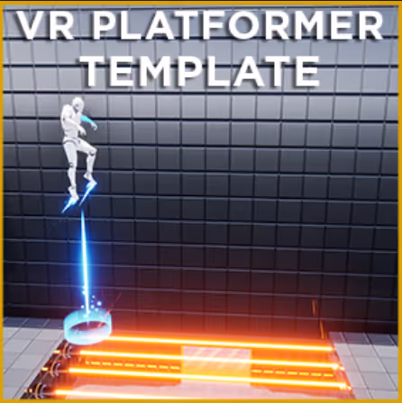 VR platformer Template