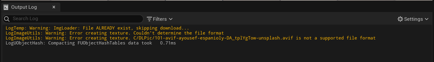 Output Log Inspection
