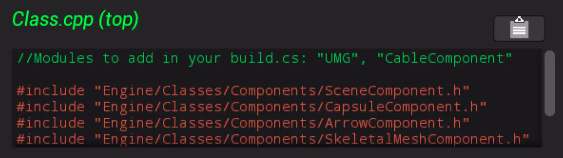 C++ Module Dependencies in Build.cs
