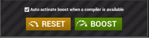 Apply Compiler Booster settings