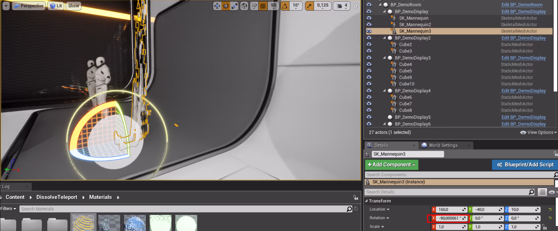 Axis Orientation Correction