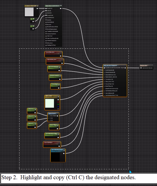 Step 2: Enable Material Attributes