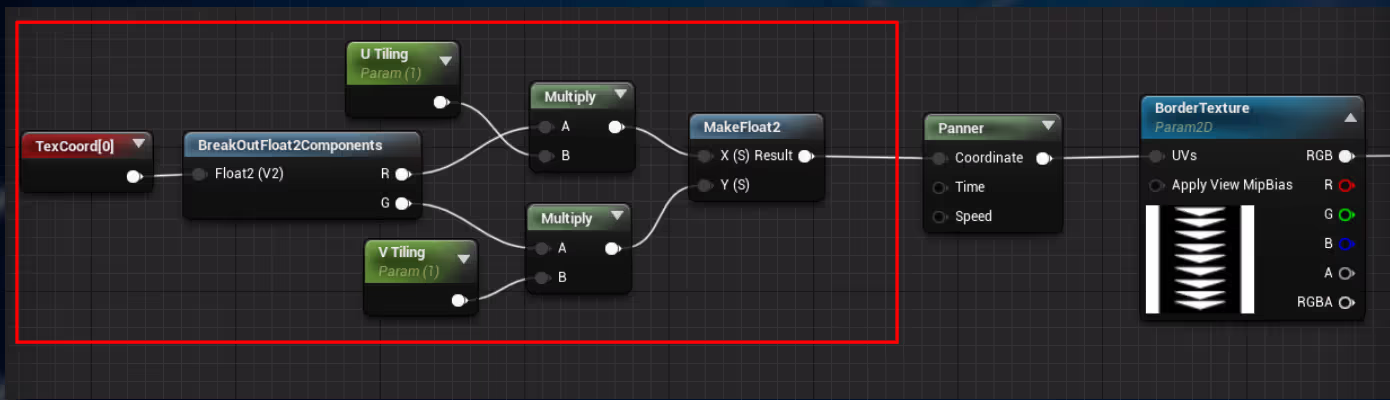 UV Tiling Material Nodes