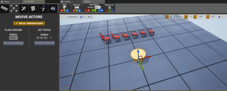 Edit Actor Tools Animation