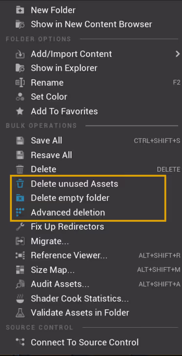 Asset tools & Cleaner