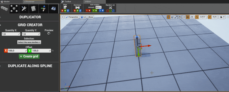 Grid Creation Preview